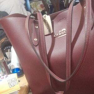 Coach With Wallet Leather Tote